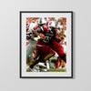 South Carolina Autograph Print - Marcus Lattimore - Built to Bulldoze College FSPrints Gallery Frame 16x20
