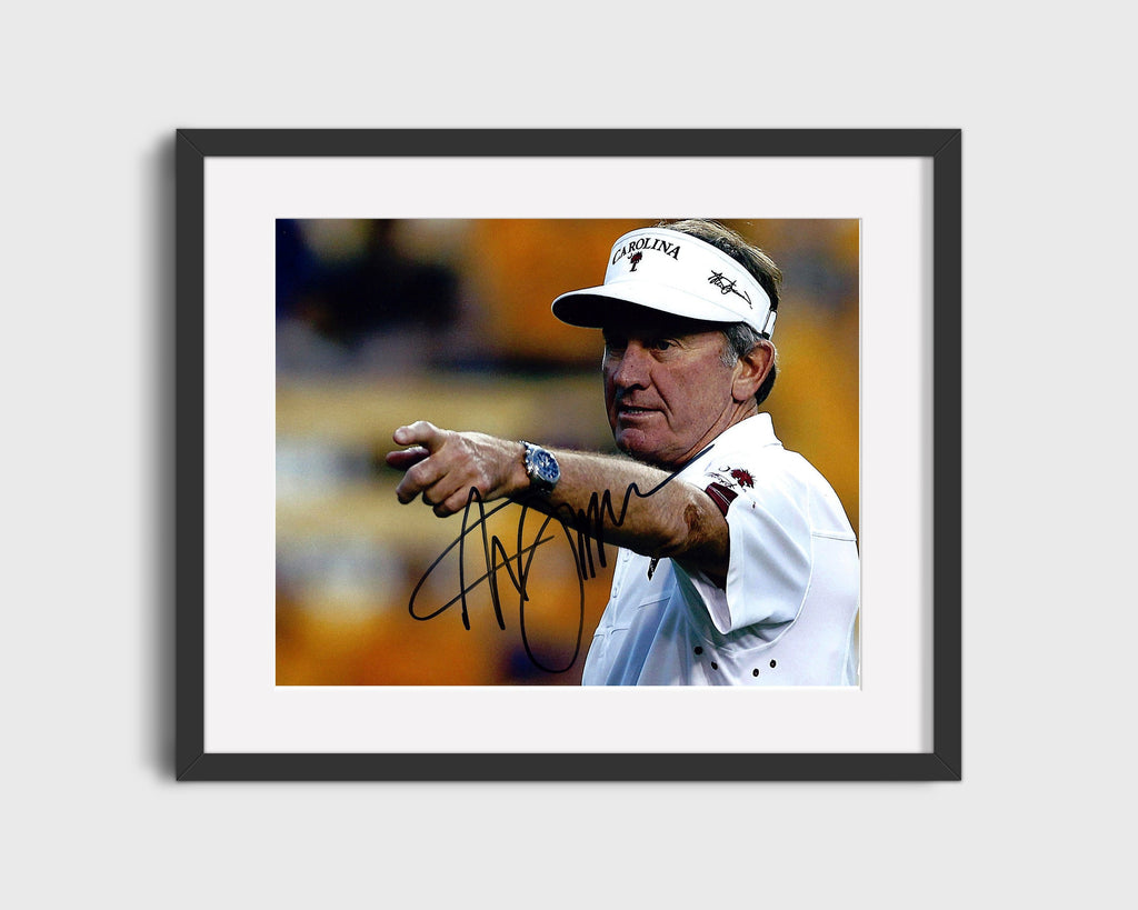 South Carolina Autograph Print - Steve Spurrier - Head Ball Coach College FSPrints Gallery Frame 16x20