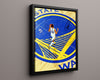Stephen Curry Autograph Print - Warriors Court - Half-Court Maestro