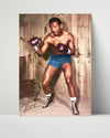 Sugar Ray Robinson Autograph Print - Training Pose - Pound for Pound King Boxing FSPrints Poster 16x20