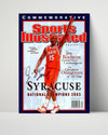 Syracuse Autograph SI Print - Jim Boeheim 2003 Champs - Cutting Nets College FSPrints Poster 16x20