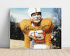 Tennessee Autograph Print - Johnny Majors QB Legend - Vol for life College FSPrints Poster 16x20
