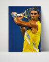 Tennis Autograph Photo - Rafael Nadal Portrait - Intense Focus Tennis FSPrints Poster 16x20