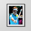 Tennis Autograph Photo - Roger Federer Backhand - Smooth Precision Tennis FSPrints Gallery Frame 16x20