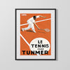 Tennis Poster - Le Tennis Tunmer 1935 - Clay Classic Tennis FSPrints Gallery Frame 16x20