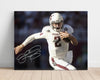 Texas A&M Autograph Print - Johnny Manziel Hitting the Edge - Money time College FSPrints Poster 16x20
