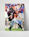 Texas A&M Autograph Print - Johnny Manziel Scramble - Johnny Football Magic College FSPrints Poster 16x20