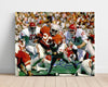 Texas Autograph Print - Earl Campbell - Longhorn Legend Run College FSPrints Poster 16x20
