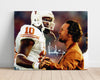 Texas Autograph Print - Vince Young - Trojans Toppled College FSPrints Poster 16x20