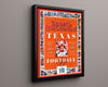 Texas Autograph SI Print - Vince Young - Longhorn Legend College FSPrints Floating Canvas 16x20