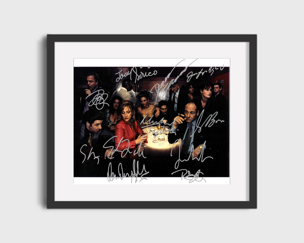 The Sopranos - Lounge Scene - Autograph Print Television Vintage Framed Prints Gallery Frame 16x20