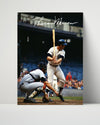 Thurman Munson Autograph Print - At the Plate - Captain Clutch