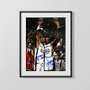 Tim Duncan and David Robinson Autograph Print - Spurs Championship Glory - Twin Towers Triumph
