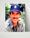 Tom Selleck - Magnum PI - Smiling Autograph Print Television Vintage Framed Prints Poster 16x20