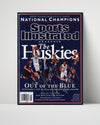 UConn Autograph SI Print - 2011 Huskies - Out of the Blue Champs College FSPrints Poster 16x20
