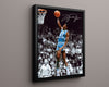 North Carolina Autograph Print - Jordan Photo College FSPrints Floating Canvas 16x20