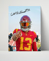 USC Autograph Print - Caleb Williams Heisman Pose - Fight On Future College FSPrints Poster 16x20