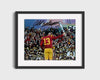 USC Autograph Print - Caleb Williams Leading B& - Trojan Triumph College FSPrints Gallery Frame 16x20