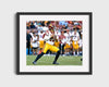 USC Autograph Print - Caleb Williams Throwing - Fight On College FSPrints Gallery Frame 16x20