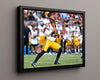 USC Autograph Print - Caleb Williams Throwing - Fight On College FSPrints Floating Canvas 16x20