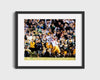 USC Autograph Print - Leinart & Bush vs Notre Dame - Heisman Heroes Collide College FSPrints Gallery Frame 16x20