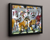 USC Autograph Print - Reggie Bush - Lightning in Cleats College FSPrints Floating Canvas 16x20