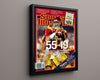 USC Autograph SI Print - Matt Leinart - 55-19 Title Rout College FSPrints Floating Canvas 16x20