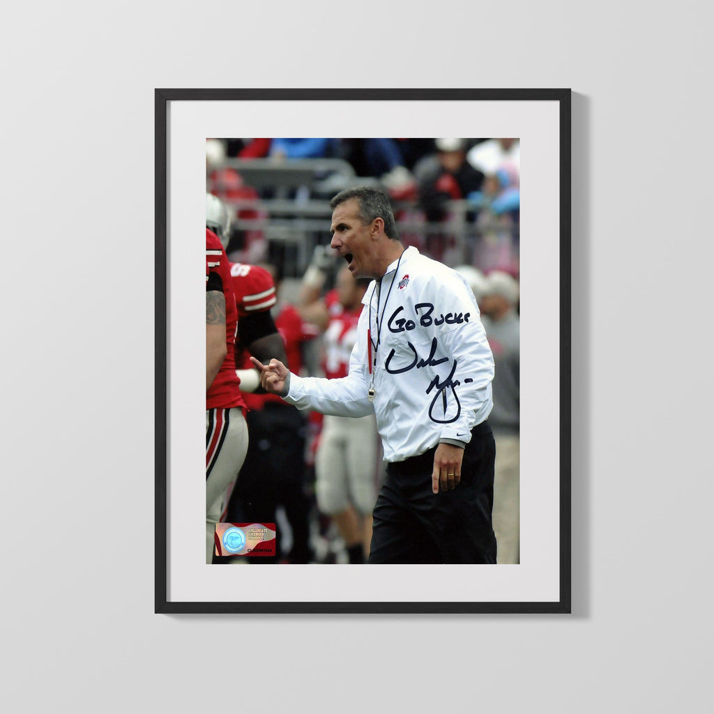 Ohio State Autograph Print - Urban Meyer - Championship Coach College FSPrints Gallery Frame 16x20