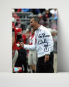 Ohio State Autograph Print - Urban Meyer - Championship Coach College FSPrints Poster 16x20