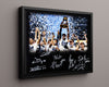 Villanova Autograph Print - 2016 Champions Celebration - Confetti Storm College FSPrints Floating Canvas 16x20