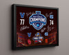 Villanova Autograph Print - Champions Scoreboard - Championship Victory College FSPrints Floating Canvas 16x20