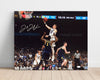 Villanova Autograph Print - Donte DiVincenzo Dunk - Big Game Bounce College FSPrints Poster 16x20