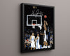 Villanova Autograph Print - Kris Jenkins - The Shot Heard Round College FSPrints Floating Canvas 16x20