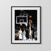 Villanova Autograph Print - Kris Jenkins - The Shot Heard Round College FSPrints Gallery Frame 16x20