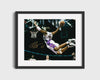 Vince Carter Autograph Print - Raptors Dunk - Air Canada Soars