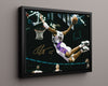 Vince Carter Autograph Print - Raptors Dunk - Air Canada Soars