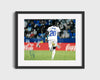 Vinicius Jr Real Madrid Autograph Print - Rising Star Run Soccer FramedSportPrints Gallery Frame 16x20