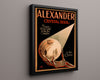 Vintage Magic Poster - Alexander - The Crystal Seer Magic Vintage Framed Prints Floating Canvas 16x20