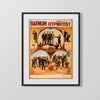 Vintage Magic Poster - Barnum - The Hypnotist Magic Vintage Framed Prints Gallery Frame 16x20