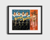 Vintage Magic Poster - Bimbo of Bombay - Skeleton Dance Magic Vintage Framed Prints Gallery Frame 16x20