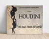 Vintage Magic Poster - Houdini - The Death Noose Magic Vintage Framed Prints Poster 16x20