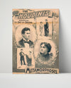 Vintage Magic Poster - Houdini - The Man From Beyond Magic Vintage Framed Prints Poster 16x20