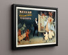 Vintage Magic Poster - Kellar - Cabinet of Mysteries Magic Vintage Framed Prints Floating Canvas 16x20