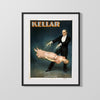 Vintage Magic Poster - Kellar - Levitation Act Magic Vintage Framed Prints Gallery Frame 16x20
