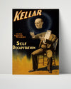 Vintage Magic Poster - Kellar - Self Decapitation Magic Vintage Framed Prints Poster 16x20