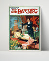 Vintage Magic Poster - The Great Dayton - Enchanted Chamber Magic Vintage Framed Prints Poster 16x20