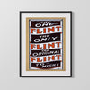 Vintage Magic Poster - The One and Only Flint - Singular Marvel Magic Vintage Framed Prints Gallery Frame 16x20