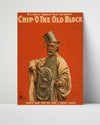Vintage Theater Poster - Chip O The Old Block - Kitchen Knight Theater Vintage Framed Prints Poster 16x20