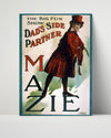 Vintage Theater Poster - Dads Side Partner - Mazies Big Fun Theater Vintage Framed Prints Poster 16x20