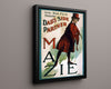 Vintage Theater Poster - Dads Side Partner - Mazies Big Fun Theater Vintage Framed Prints Floating Canvas 16x20